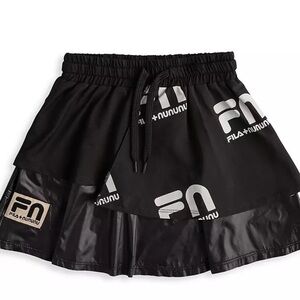 Nununu x Fila
Little Girl's Layered Logo Skirt Girls 12/14